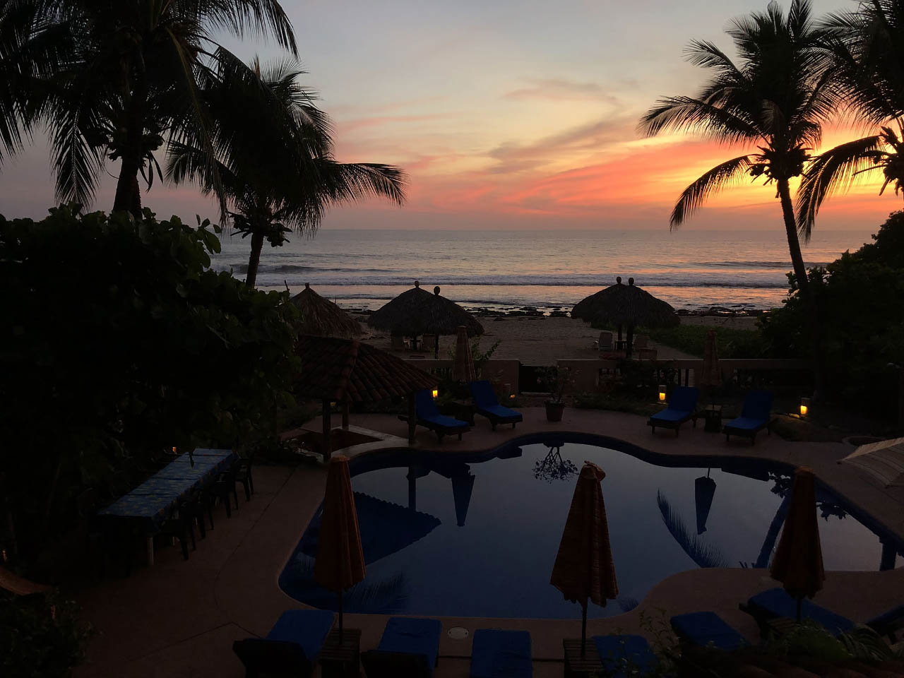 Puesta del sol desde Casa de La Sirena