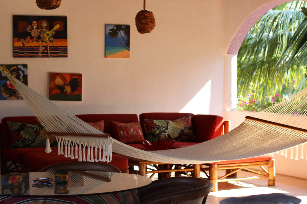 Sala con hamaca