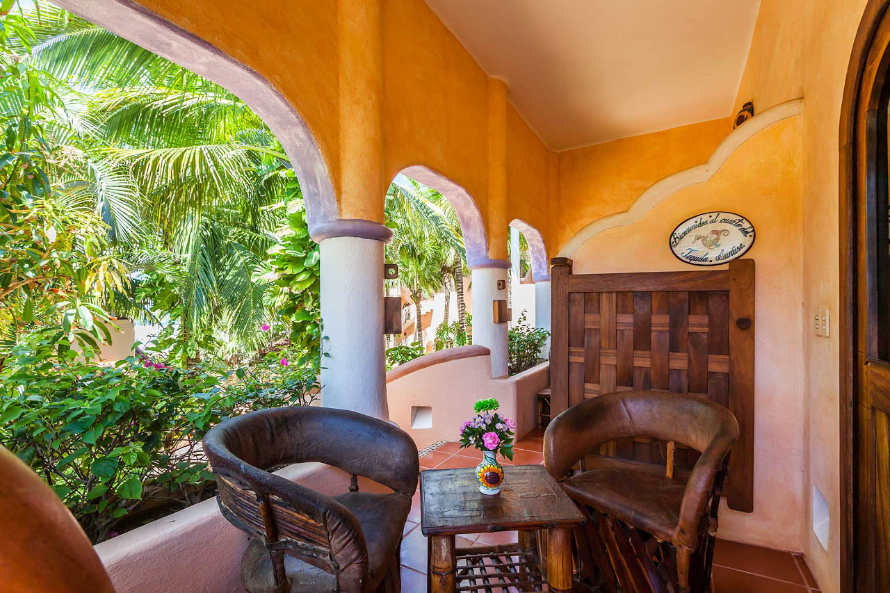 Terraza en la planta baja